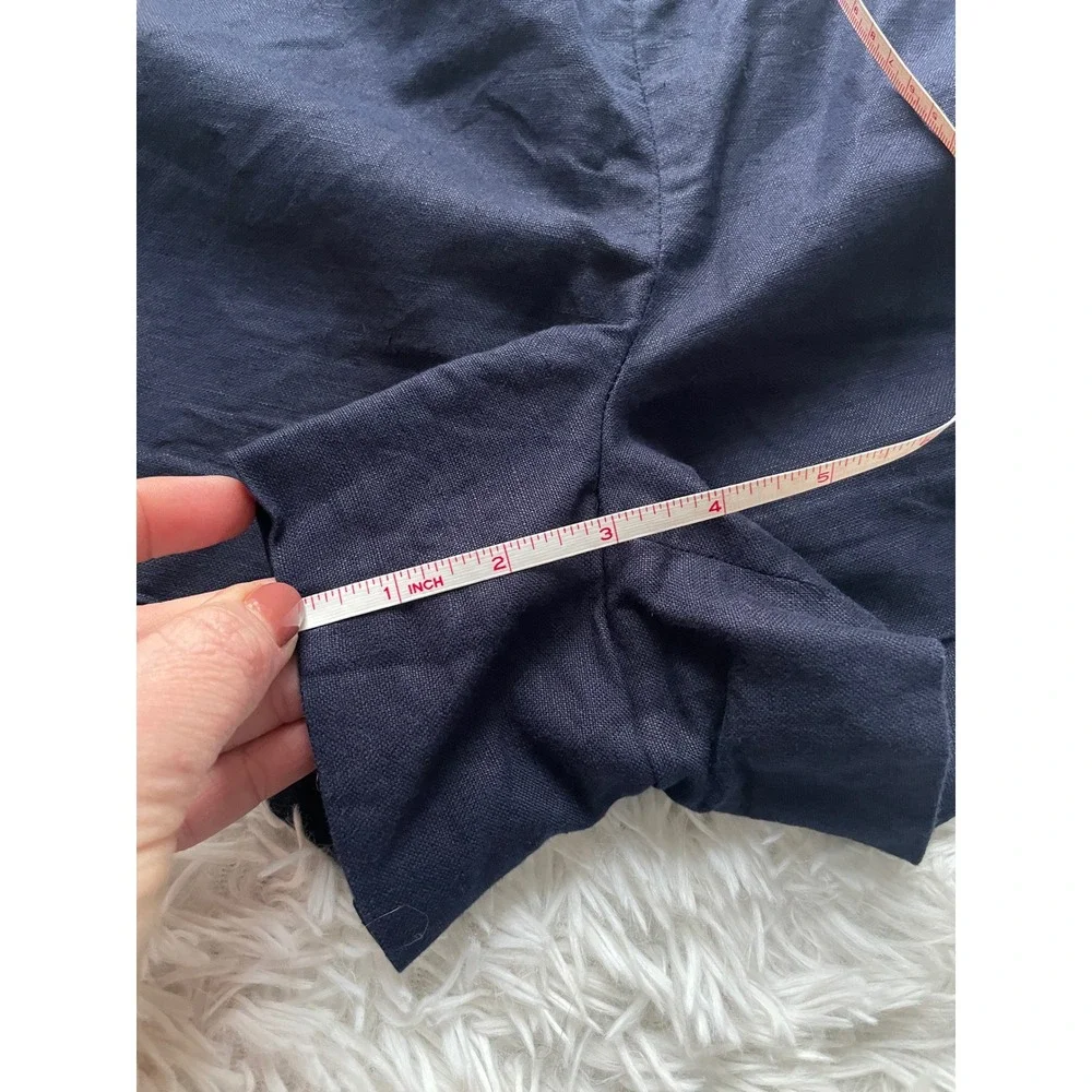 J.Crew Linen Cotton Blend Pull On Shorts - Picture 7 of 8